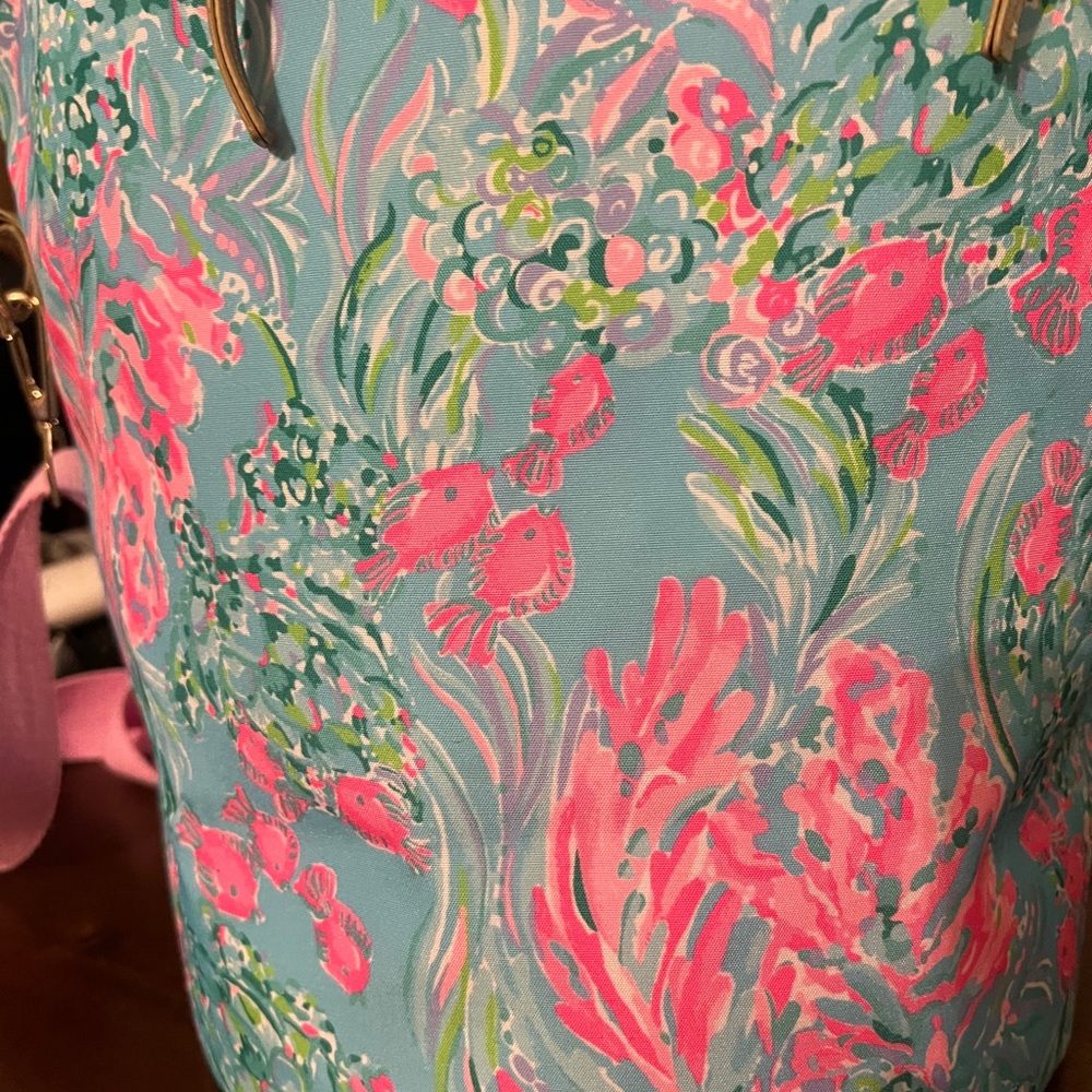 Lilly Pulitzer Floral Cooler Bag - Pink and Blue - Picture 3 of 5